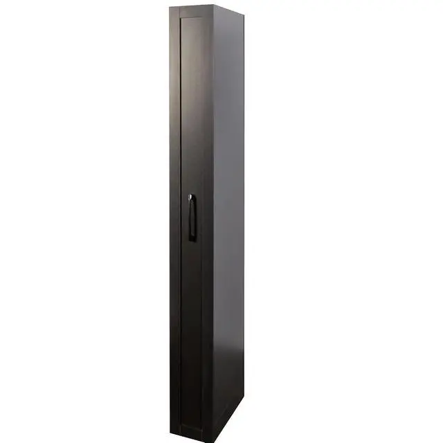 Alt view image 7 of 7 - 7 Tier Slim Storage Cart with Hidden Wheels, Single-sided of Fridge Slim Storage Cart, Pull Out Spice Rack, Narrow Pantry Open Shelf Snack Organizer for Kitchen, Living Room, Small Spaces, Black