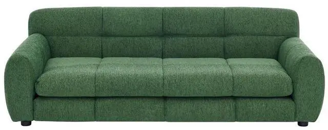 Alt view image 6 of 7 - 51" XL Dog Bed Couch, Elevated Large Dog Sofa with Backrest and Armrests, Soft Memory Foam Extra Large Pet Bed with Removable Cushion, Durable Linen Pet Couch Furniture, Green