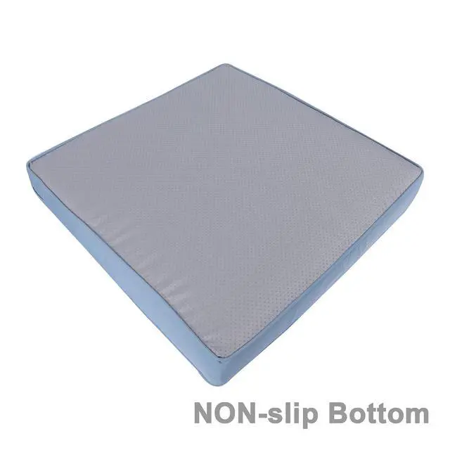 Alt view image 4 of 5 - 14 Pcs Outdoor Couch Cushion Covers Replacement, Waterproof Patio Cushion Slipcover with Zipper, fit for 7Pieces 6-Seater Wicker Rattan Sectional Couch Sofa, Seat and Back Cover Only, Blue