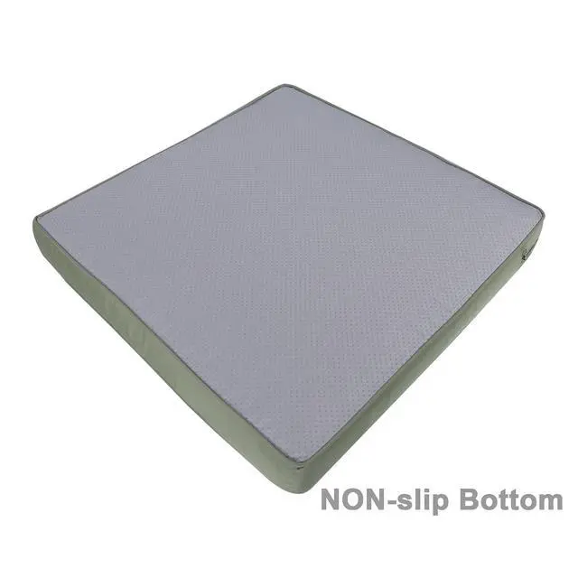 Alt view image 4 of 7 - 14 Pcs Outdoor Couch Cushion Covers Replacement, Waterproof Patio Cushion Slipcover with Zipper, fit for 7Pieces 6-Seater Wicker Rattan Sectional Couch Sofa, Seat and Back Cover Only, Olive Green