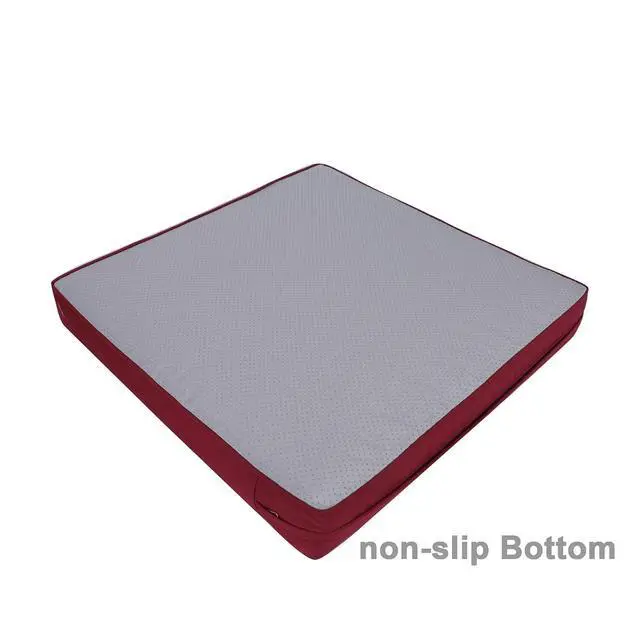 Alt view image 4 of 7 - 14 Pcs Outdoor Couch Cushion Covers Replacement, Waterproof Patio Cushion Slipcover with Zipper, fit for 7Pieces 6-Seater Wicker Rattan Sectional Couch Sofa, Seat and Back Cover Only, Red