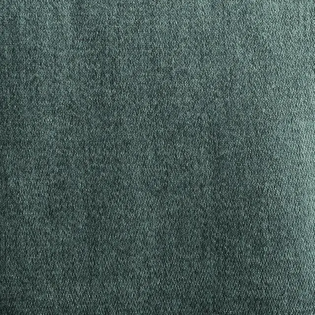 Alt view image 6 of 7 - Queen Size Chenille Upholsted Bed Frame with Tufted Heaboard, Soft Cloud Platform Bed with Low Profile, Queen Floor Bed with Solid Wooden Slats, No Box Spring Needed, Blue-Green