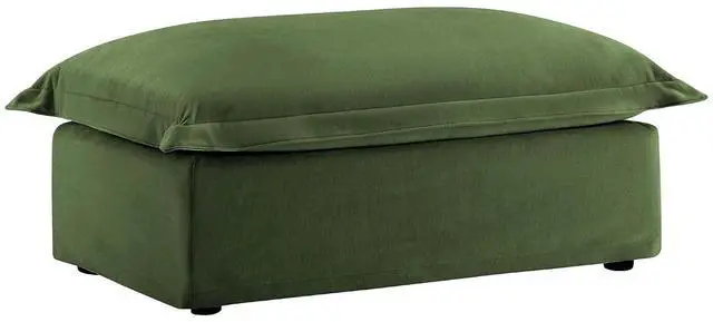 Main image of Chenille Ottoman Footrest, Stylish Stool Bench for Living Room, Bedroom, and Apartment, Stool Bench Chaise Perfect for Sectional Sofas, Soft and Durable Upholstered Design