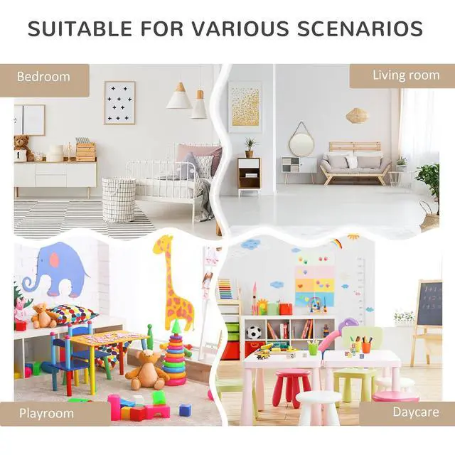 Alt view image 5 of 7 - 3 Tier Sling Book Shelf Toy Storage, Wooden Bookcase with Drawer, Multi-Shelf Rack Toy Organizer with Storage Drawer for Books, Classroom, Playroom, Brown