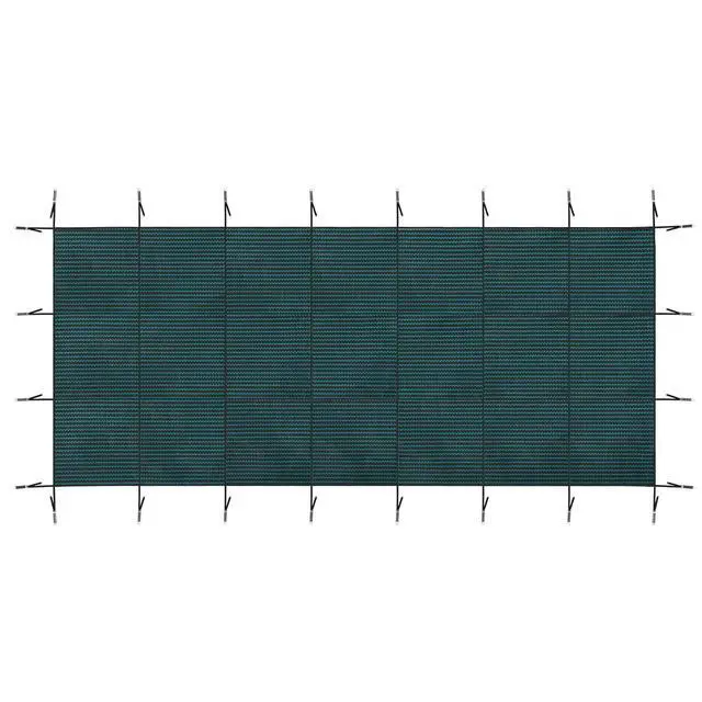 Alt view image 7 of 7 - Pool Covers for Inground Pool, 25x45ft in Ground Pool Safety Cover, Rectangular Inground Winter Cover for Underground and Inground Swimming Pools, PP Abrasion Resistant Mesh,Green