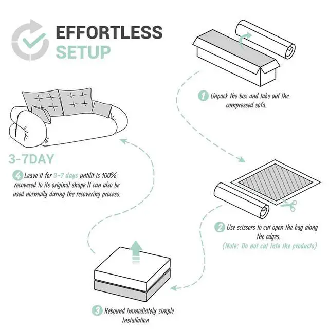 Alt view image 7 of 7 - 78.7" Pull Out Couch, 3-in-1 Foldable Human Dog Bed, Convertible Lazy Sofa Bed, Teddy Upholstered Loveseat with Button Tufted Back Pillows, Sleeper Sofa for Living Room,Guest Room,Playroom,Beige