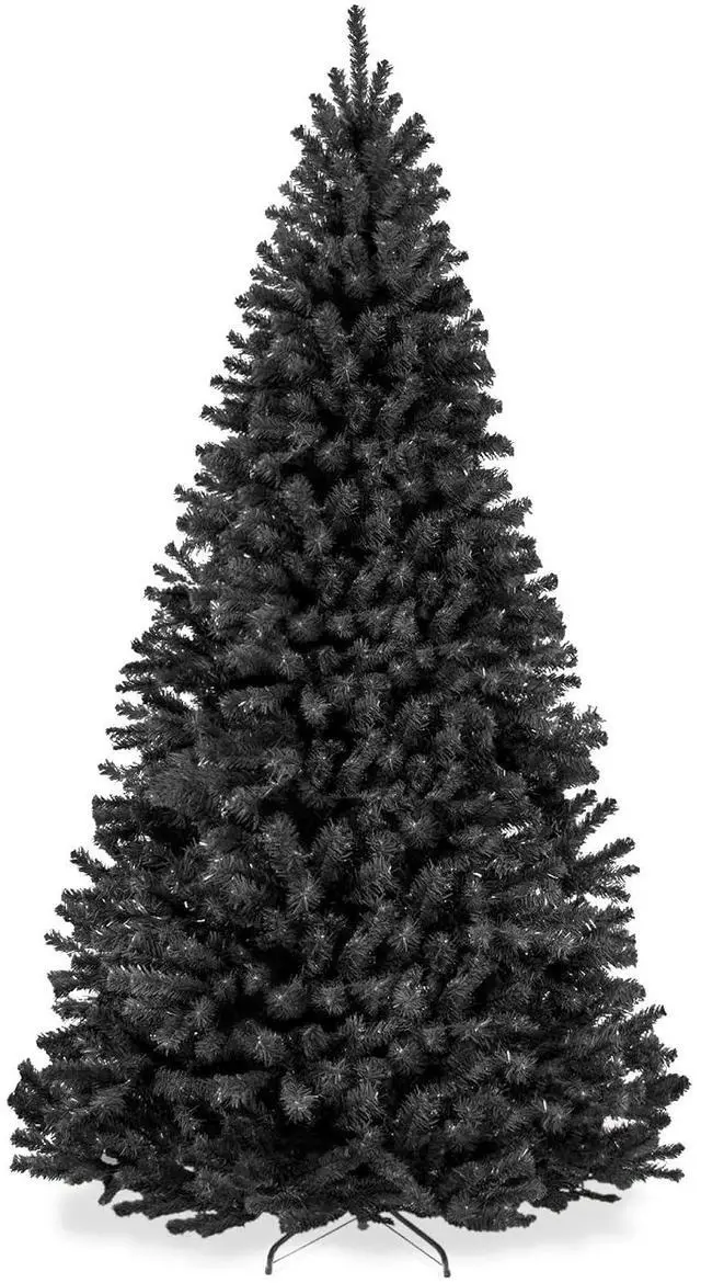 Main image of Artificial Christmas Tree, 6ft Premium Unlit Realistic Spruce Holiday Décor w/Dense Branches, Metal Base Black Spruce
