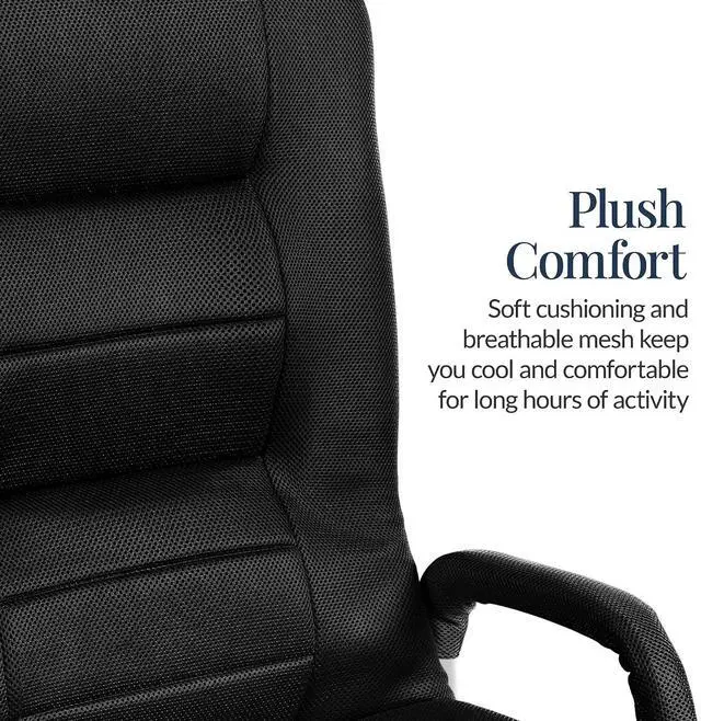 Alt view image 5 of 7 - Swivel Gaming Chair 360 Degree Multipurpose Floor Chair Rocker for TV, Reading, Playing Video Games w/Lumbar Support, Armrest Handles, Adjustable Foldable Backrest - Black/Black