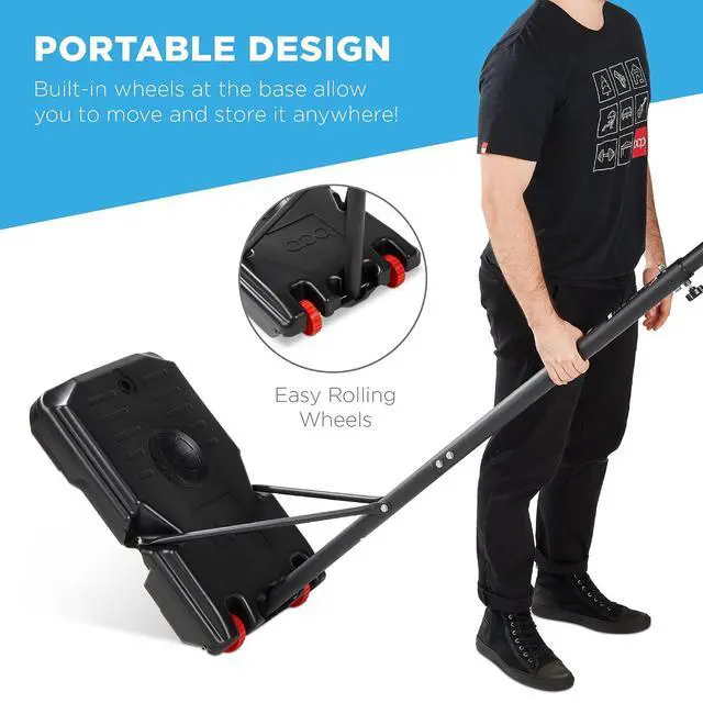 Alt view image 6 of 7 - Kids Height-Adjustable Basketball Hoop System, Portable Game w/Wheels, Fillable Base, 70.5in to 82.3in Height