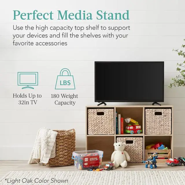 Alt view image 5 of 7 - Best Choice Products 6-Cube Storage Organizer, 11in Shelf Opening, Bookcase, Display Shelf, Customizable w/ 3 Removable Back Panels Black