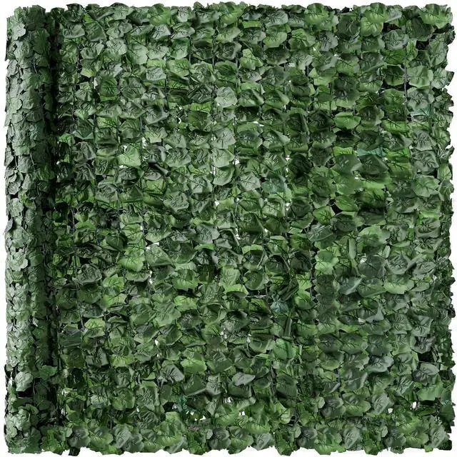 Main image of Outdoor Garden 94x39-inch Artificial Faux Ivy Hedge Leaf and Vine Privacy Fence Wall Screen - Green