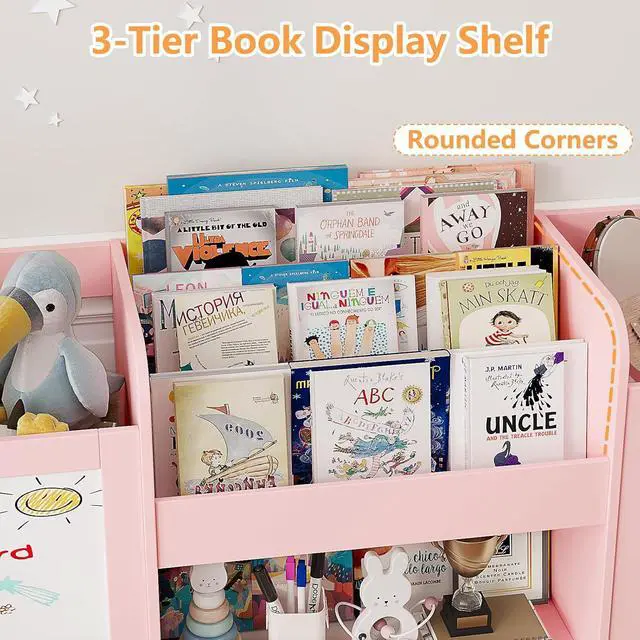 Alt view image 7 of 7 - 70.8" W Toy Organizers Storage, 378L Large Stuffed Animal Storage