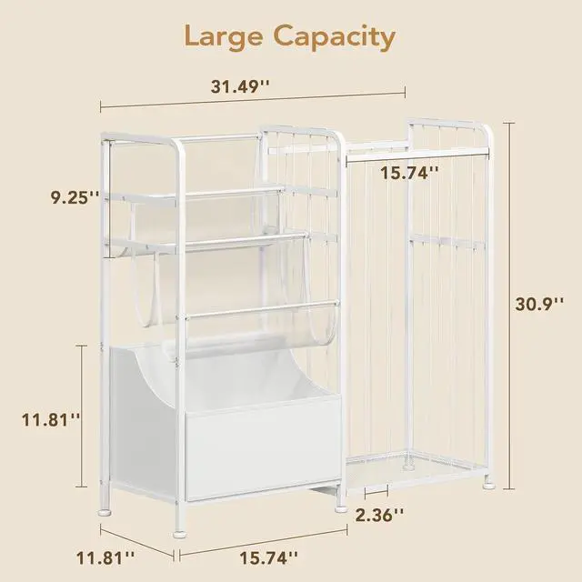 Alt view image 2 of 7 - Kids Bookshelf and Toy Storage with Toy Bins, Stuffed Animal Storage