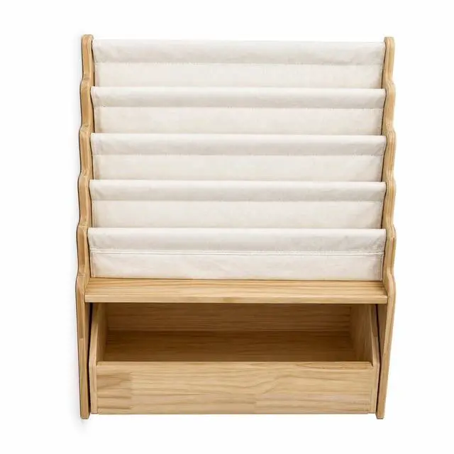 Main image of Kids Bookshelf, 4-Tier Sling Book
