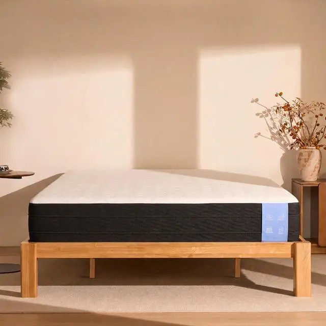 Main image of Hako G2 Japanese Joinery Bed Frame King with 12" Mattress Set