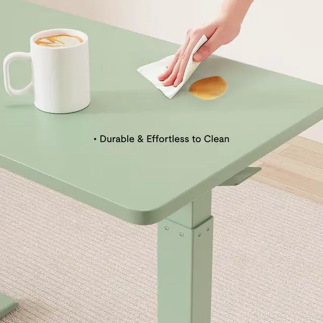Alt view image 7 of 7 - H7 32" Pneumatic Height-Adjustable Overbed Table with Wheels