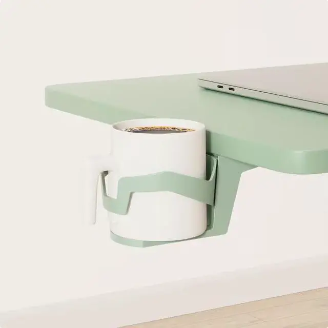 Alt view image 6 of 7 - H7 32" Pneumatic Height-Adjustable Overbed Table with Wheels