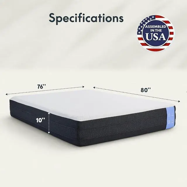 Alt view image 3 of 7 - Hako G1 King Solid Wood Bed with USA-Assembled Mattress