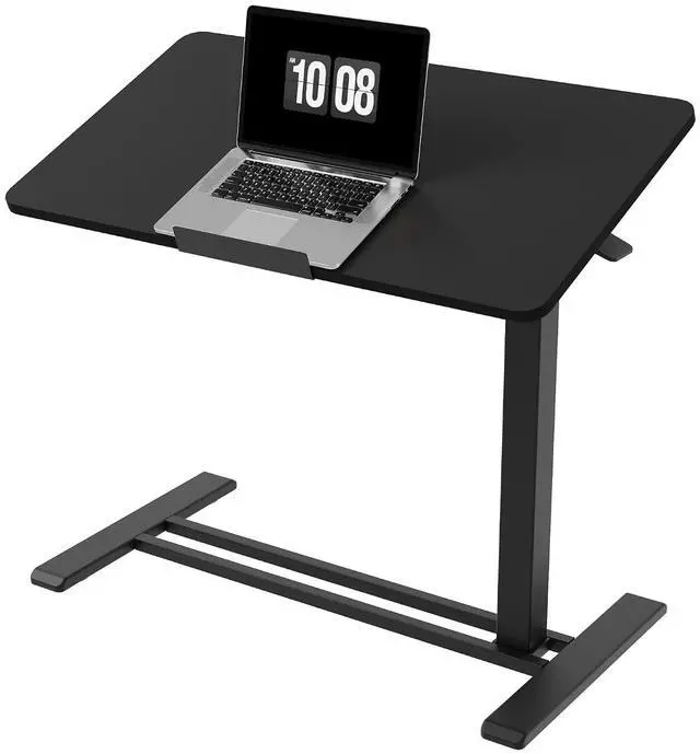 Main image of H7 PRO 90° Tiltable Mobile Overbed Table with Pneumatic Lift,32''