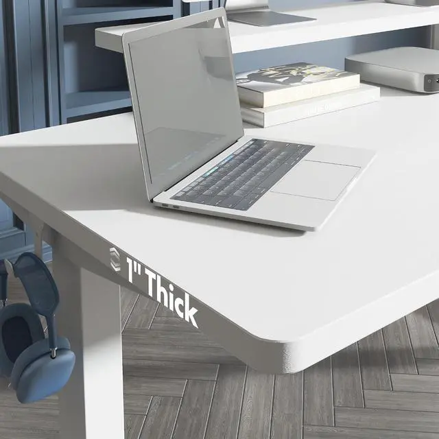 Alt view image 3 of 7 - 48"x30" Electric Standing Desk, White