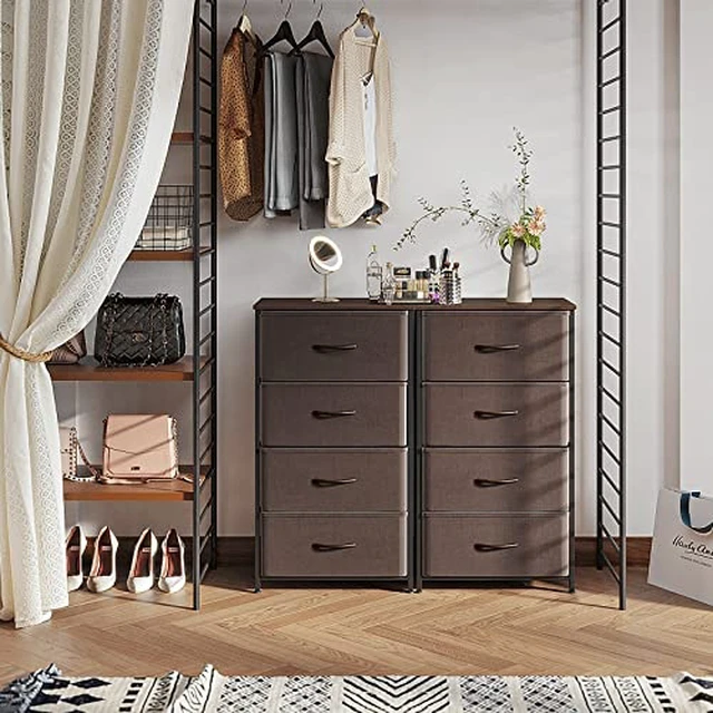 Alt view image 7 of 7 - ODK Small Dresser for Bedroom with 4 Storage Drawers, Brown