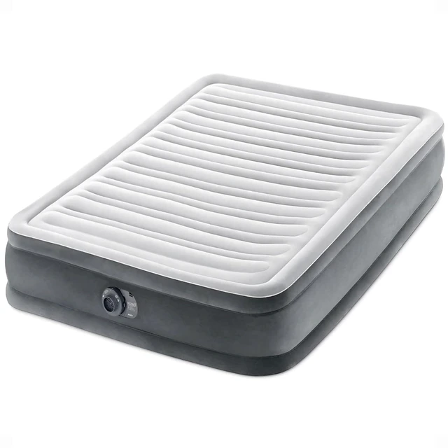 Main image of Dura-Beam Deluxe Mid-Rise 13" Full Size Air Mattress w/ Built-in Pump