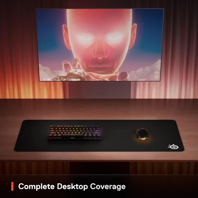 Alt view image 6 of 7 - QcK XXL Gaming Mouse Pad - Black