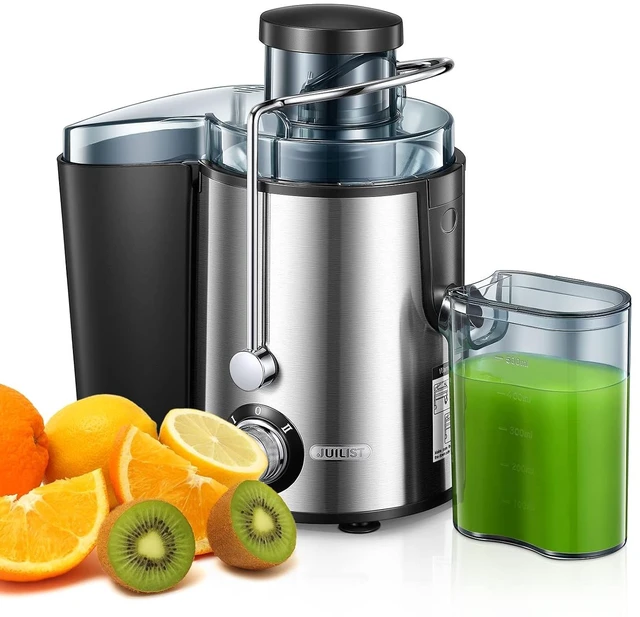 Main image of Juicer Machines 800W 3 Inch Wide Mouth Anti-Drip Dual Speeds