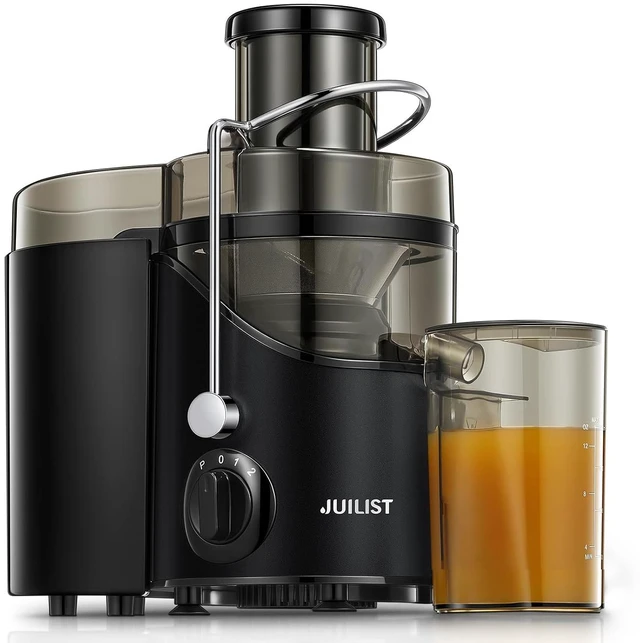 Main image of Juicer Machines, 3" Wide Mouth Juicer Extractor, for Vegetable and Fruit with 3-Speed Setting, 400W Motor, Easy to Clean, Black