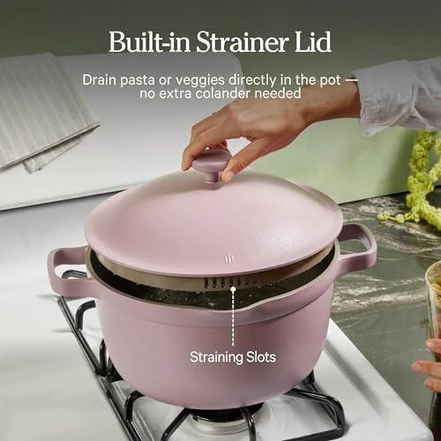 Alt view image 4 of 6 - Perfect Pot, 5.5 Qt Nonstick Ceramic Pot & Dutch Oven with Lid