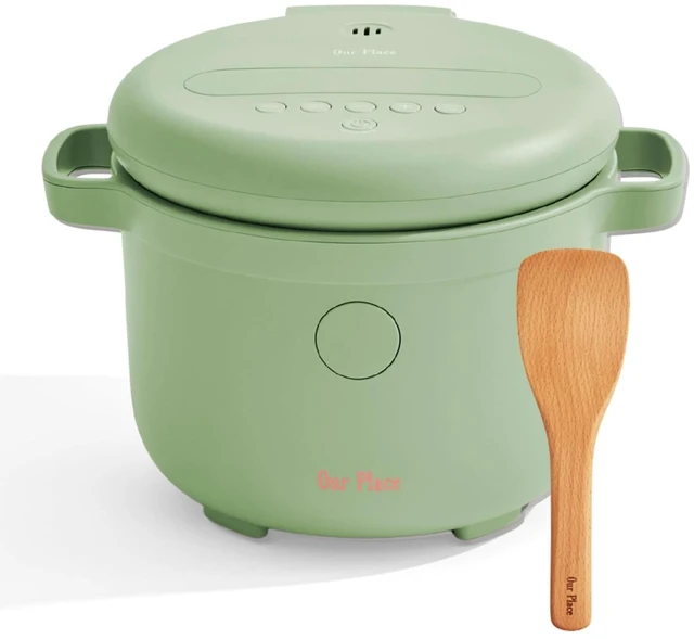 Main image of Rice Cooker, Compact 6-Cup Ceramic Nonstick Rice & Grain Cooker