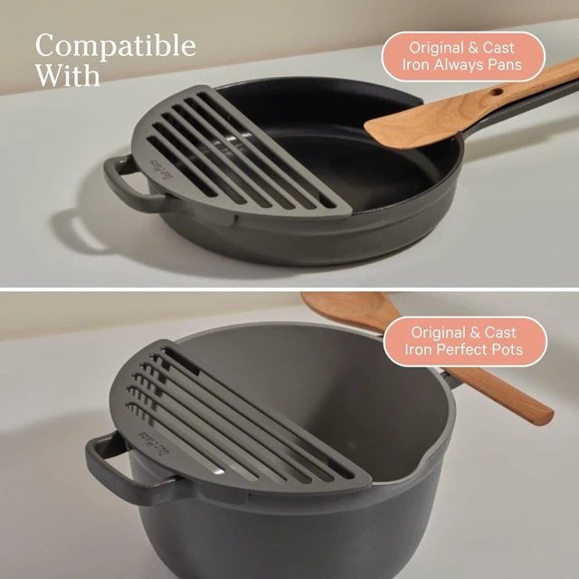 Alt view image 5 of 6 - Our Place Fry Deck, Nonstick Ceramic Frying Rack with Cooking Chopsticks