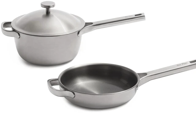 Main image of Titanium Mini Cookware Duo Pro, 3-Piece Nonstick Cookware Set