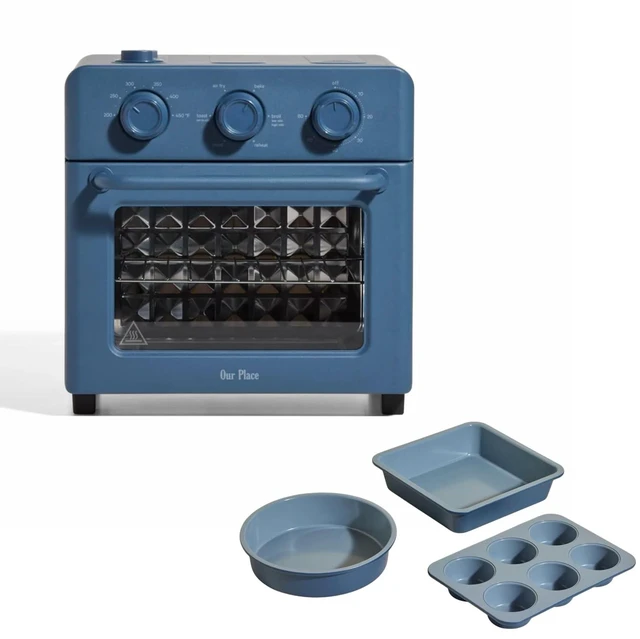 Main image of Wonder Oven & Bakers Kit, 4-Piece Oven & Ceramic Bakeware Set