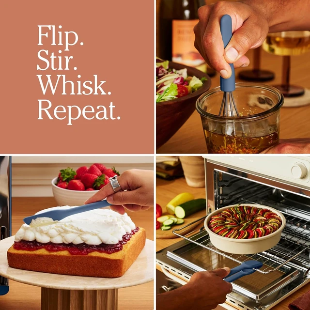 Alt view image 3 of 7 - Mini Utensil Essentials, 4-Piece Silicone Kitchen Utensil Set