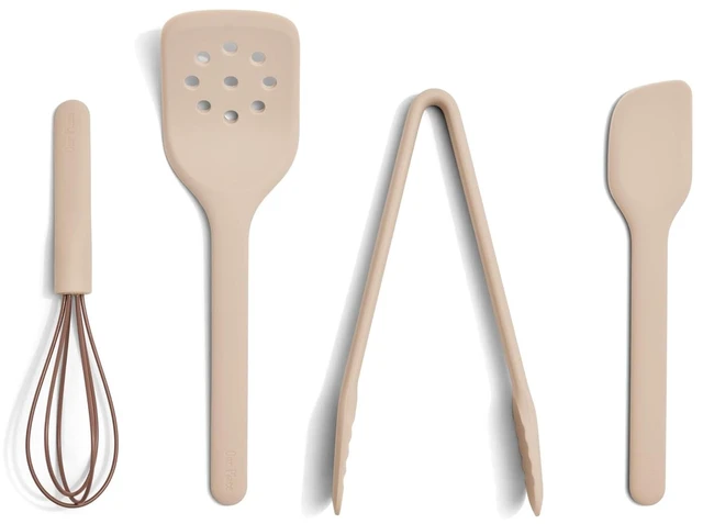 Main image of Mini Utensil Essentials, 4-Piece Silicone Kitchen Utensil Set