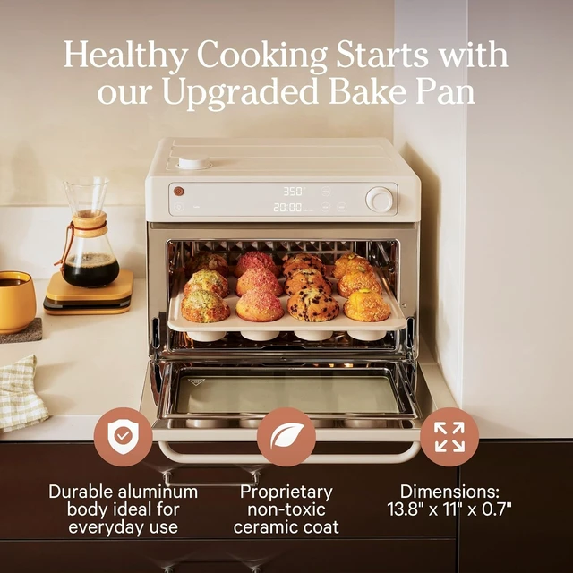 Alt view image 3 of 7 - Wonder Oven Pro Essentials Kit, 2-Piece Bake Pan & Air Fry Basket