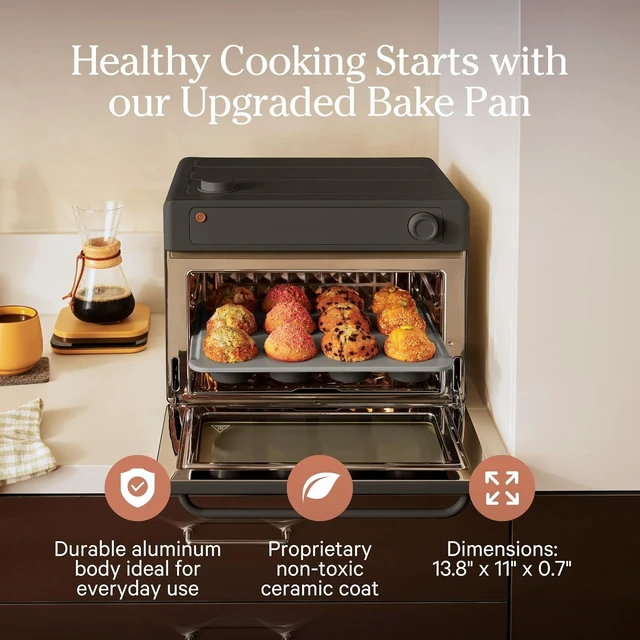 Alt view image 3 of 7 - Wonder Oven Pro Essentials Kit, 2-Piece Bake Pan & Air Fry Basket
