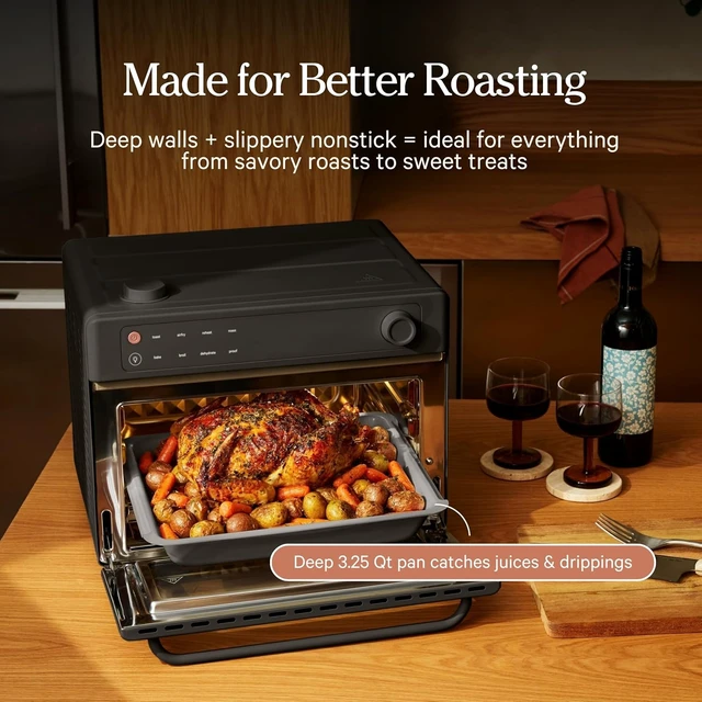 Alt view image 3 of 7 - Wonder Oven Pro Chefs Kit 2.0, Air Fry Basket, Roast & Pizza Pan