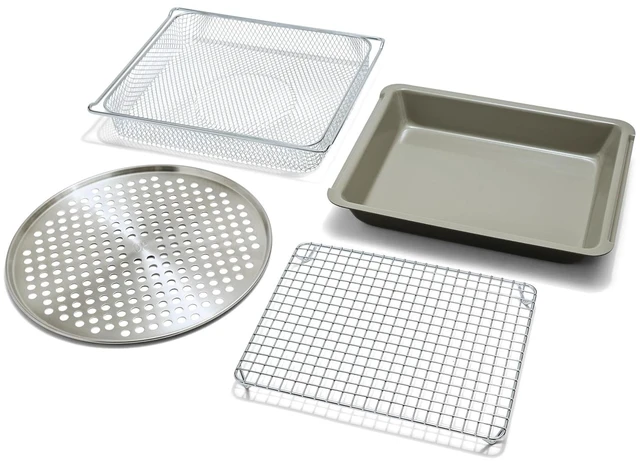 Main image of Wonder Oven Pro Chefs Kit 2.0, Air Fry Basket, Roast & Pizza Pan