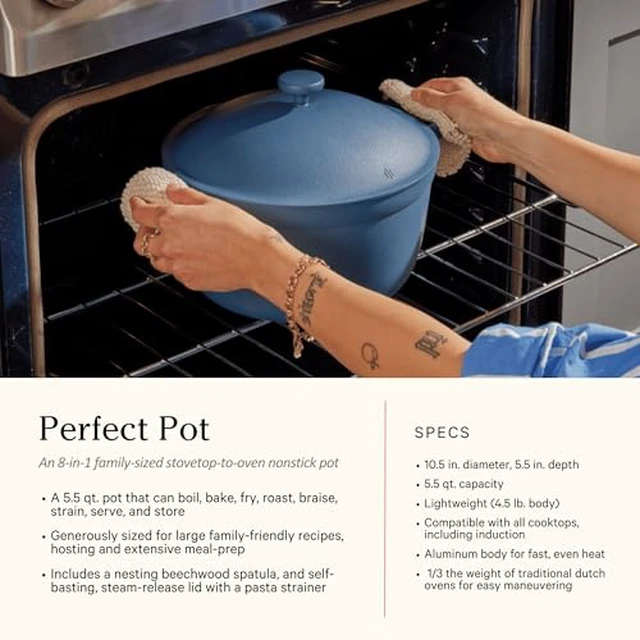 Alt view image 5 of 7 - Cookware Set, 13-Piece Ceramic Nonstick Pots & Pans with Utensils