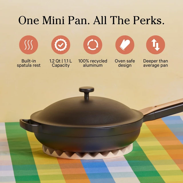 Alt view image 2 of 7 - Mini Cookware Duo, 6-Piece Ceramic Nonstick Cookware Set