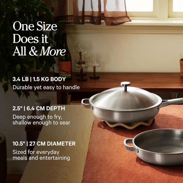Alt view image 6 of 7 - Titanium Always Pan Pro, 10.5" Nonstick Titanium Frying Pan