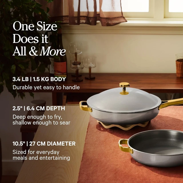Alt view image 6 of 7 - Titanium Always Pan Pro, 10.5" Nonstick Titanium Frying Pan