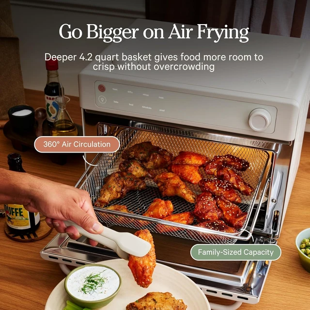 Alt view image 5 of 7 - Wonder Oven Pro Chefs Kit 2.0, Air Fry Basket, Roast & Pizza Pan