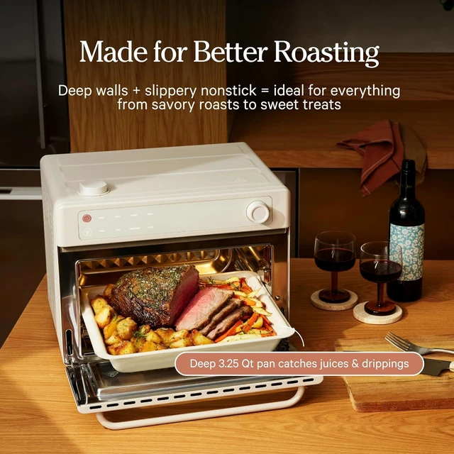 Alt view image 3 of 7 - Wonder Oven Pro Chefs Kit 2.0, Air Fry Basket, Roast & Pizza Pan