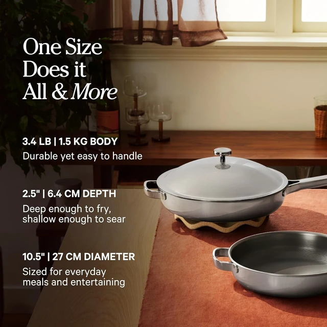 Alt view image 6 of 7 - Titanium Always Pan Pro, 10.5" Nonstick Titanium Frying Pan