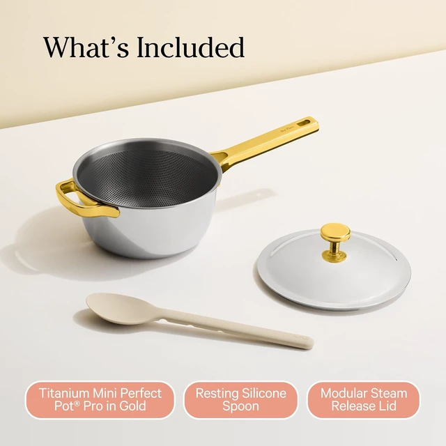 Alt view image 6 of 6 - Mini Titanium Perfect Pot Pro, 2.75 Qt Nonstick Titanium Cookware