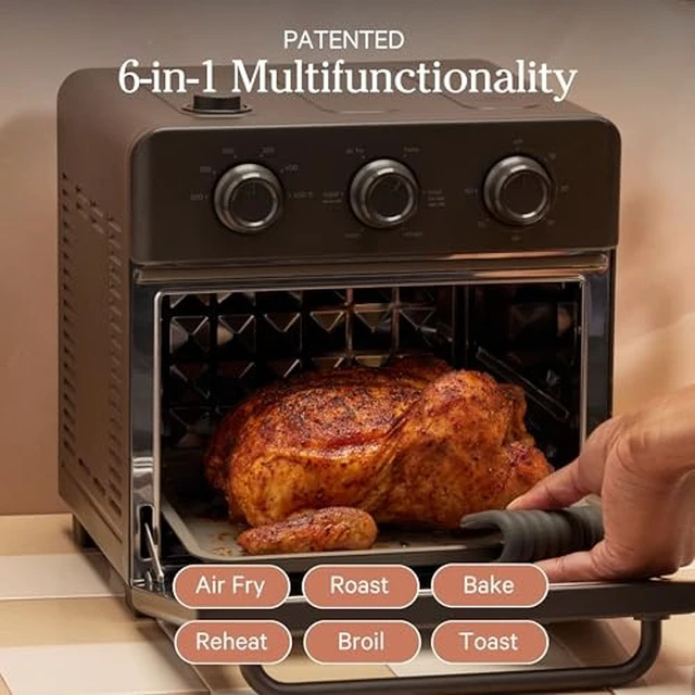Alt view image 3 of 6 - Wonder Oven & Essentials Kit, 3-Piece Oven, Pan & Air Fry Basket