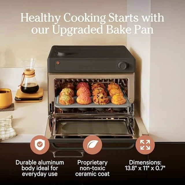 Alt view image 5 of 6 - Wonder Oven & Essentials Kit, 3-Piece Oven, Pan & Air Fry Basket
